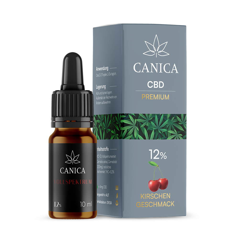 CBD Öl Kirsche 12%  Premium Vollspektrum